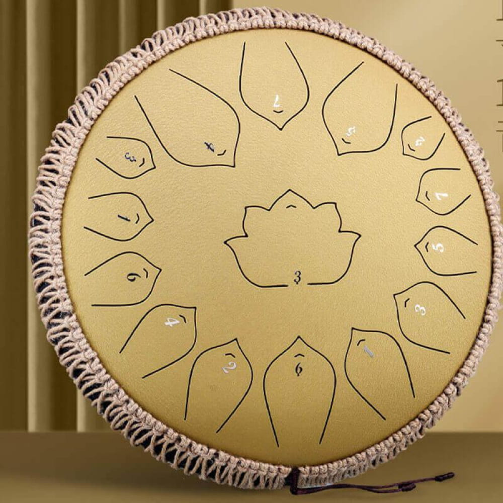 14-Inch 15-Note C Major Steel Tongue Drum - Steel Tongue Drum - On sale