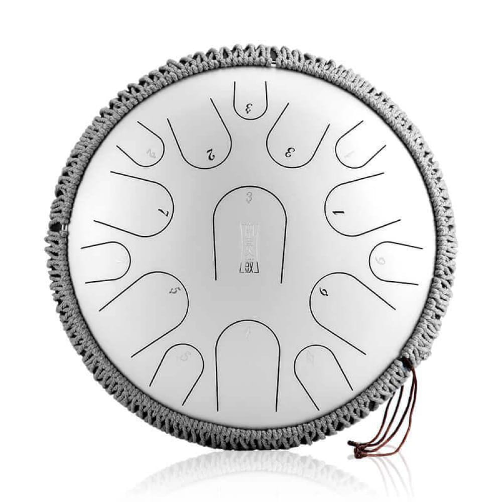 14 Inch Titanium Steel Tongue Drum 15 Note C & D Major - 14 Inches/15 Notes (C Major)