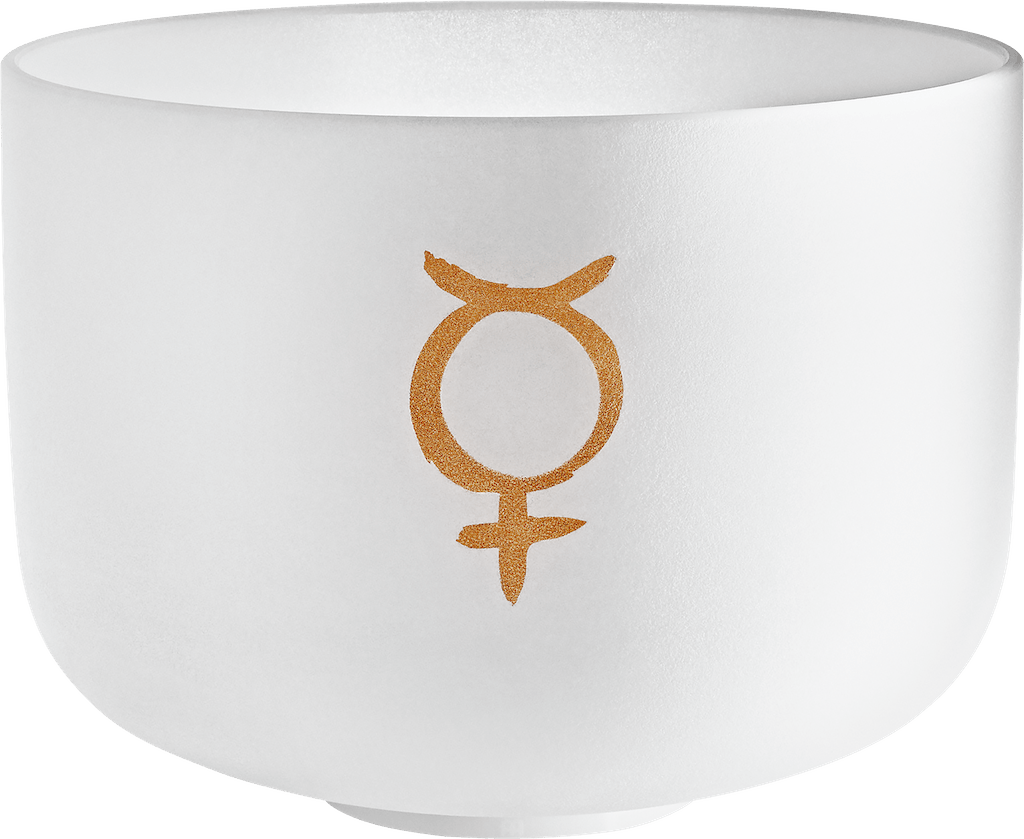 141.27 Hz Mercury / Messenger - 12" Planetary Crystal Singing Bowl