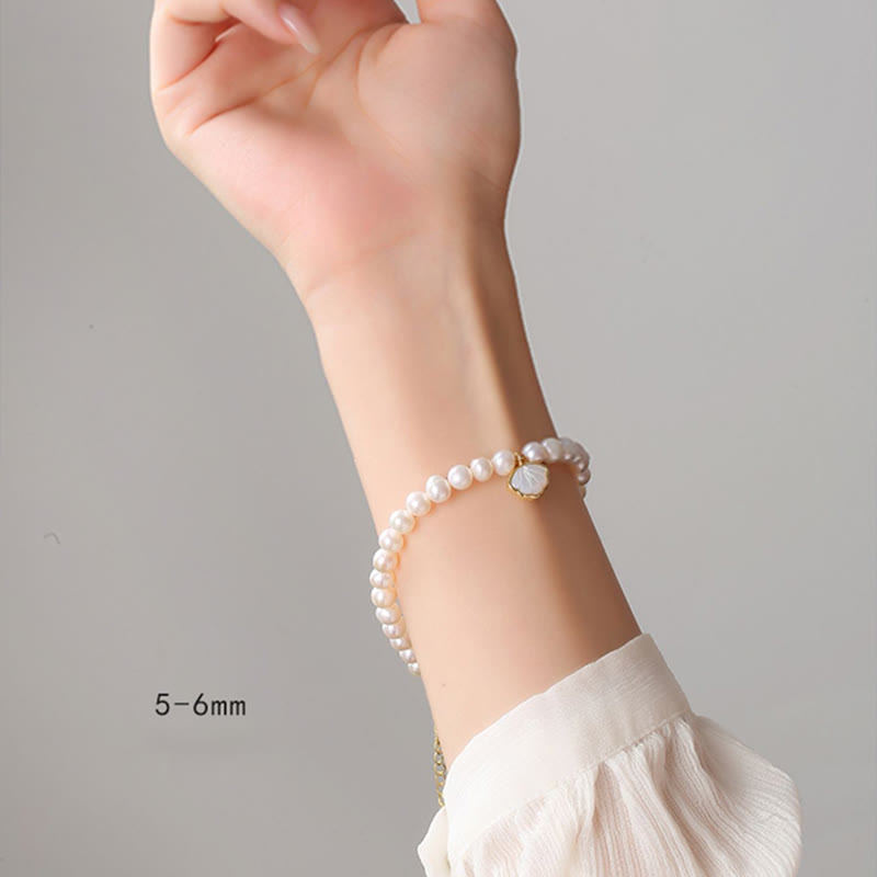 14K vergoldetes Perlenarmband | Heilende Weisheit &amp; Optimismus