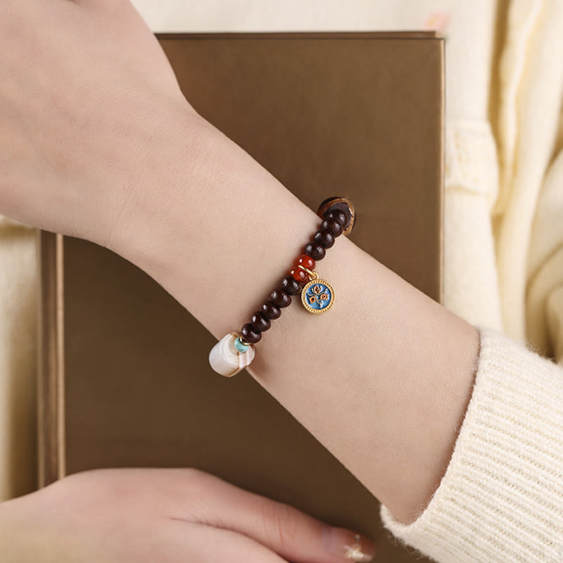 Purple Bodhi Seed Wisdom Bracelet | Spiritual Protection Bead