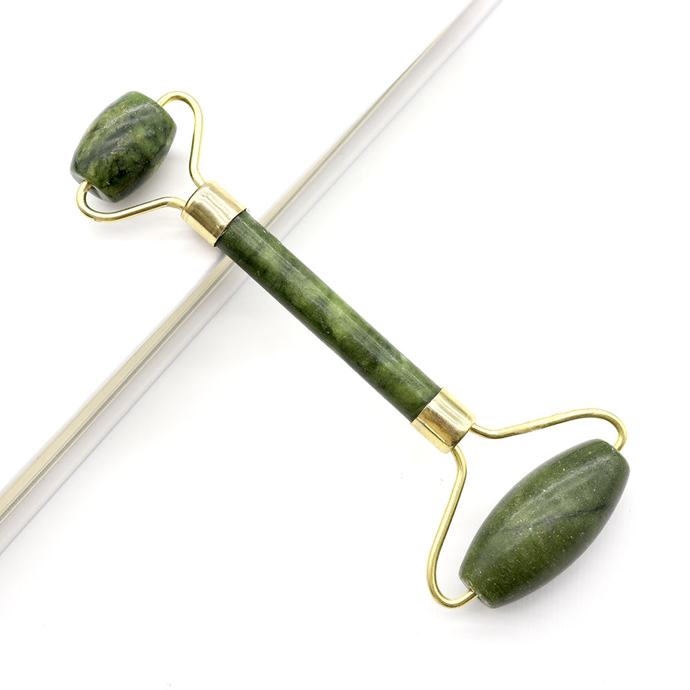 15cm Green Jade Stone Facial Massage Roller