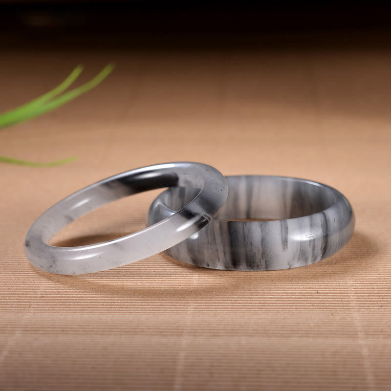 15 mm goldenes Jade-Reichtumsarmband aus Seide für Glück und Schutz