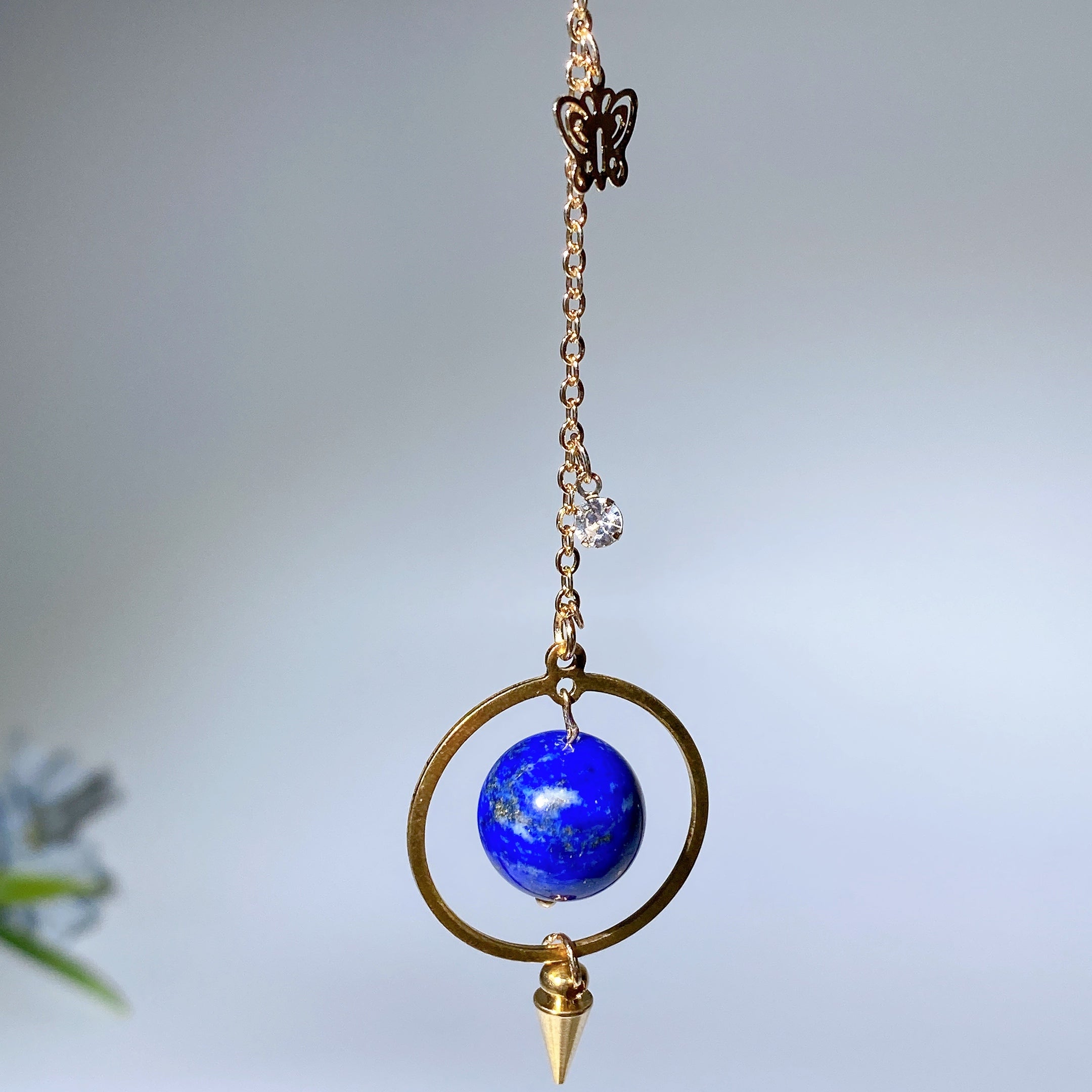 16 cm großes Kristall-Heilpendel für Energie- und Chakra-Balance