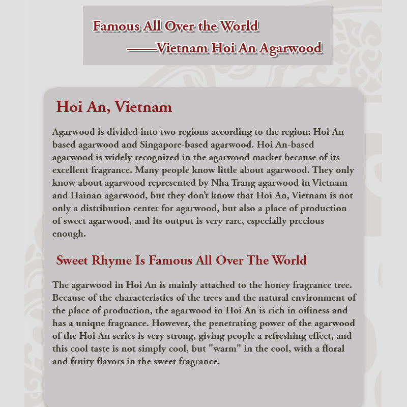 16 mm Adlerholz-Armband mit Friedensstärke aus Hoi An, Vietnam