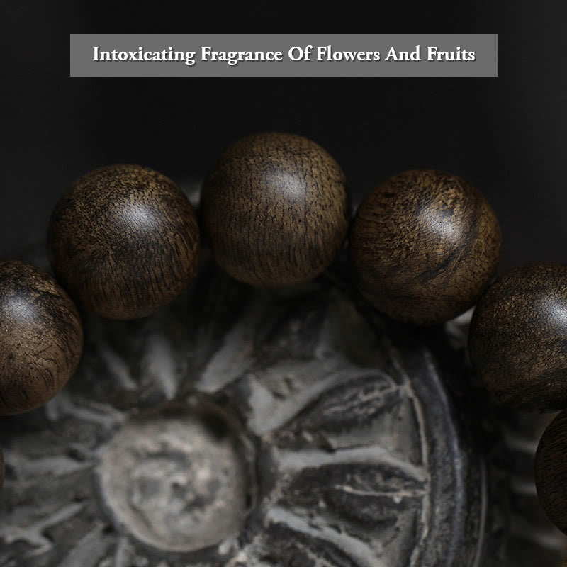 16 mm Adlerholz-Armband mit Friedensstärke aus Hoi An, Vietnam