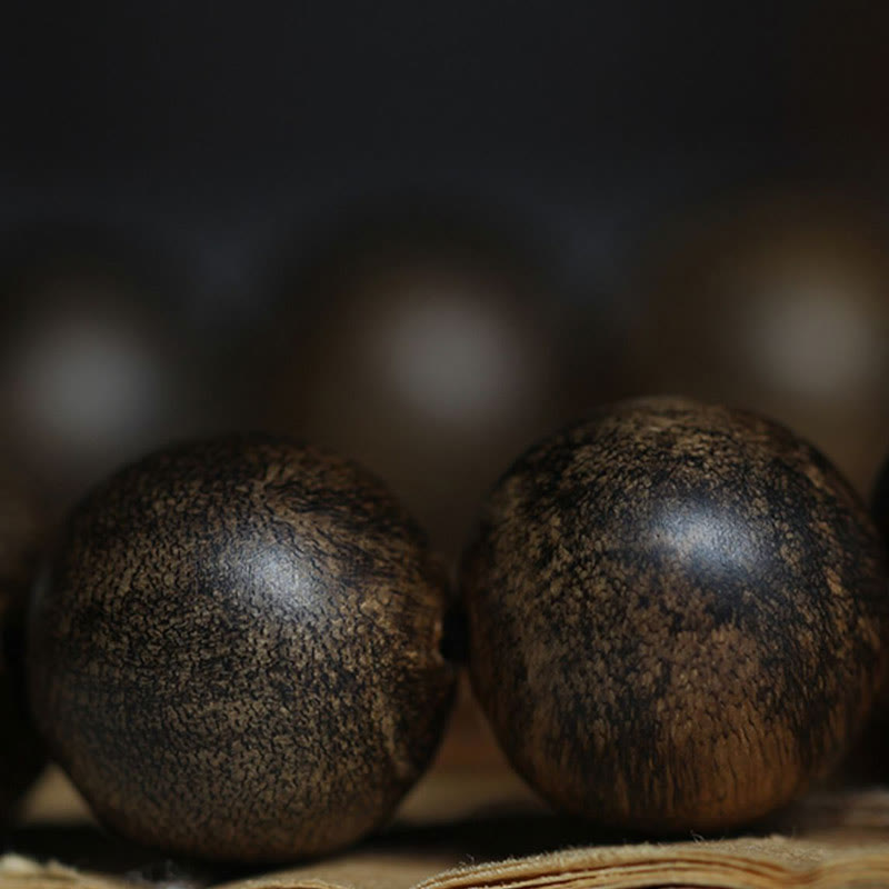 16 mm Adlerholz-Armband mit Friedensstärke aus Hoi An, Vietnam