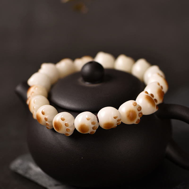 16 mm Bodhi Seed Spirituelles Armband für Frieden und Weisheit