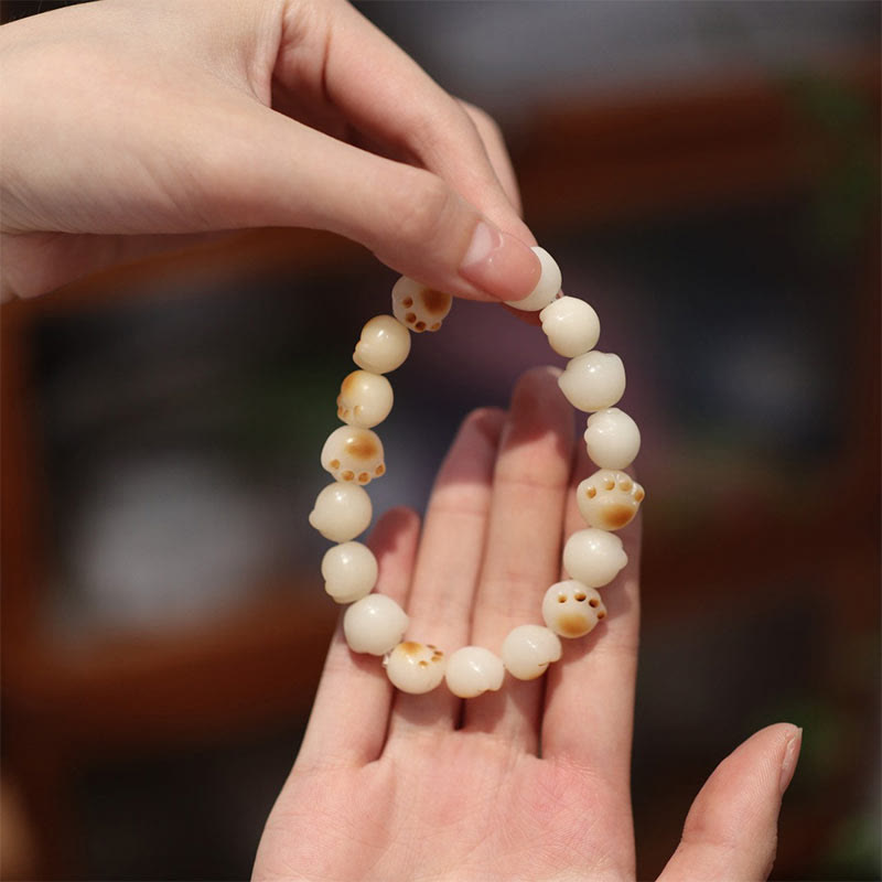 16 mm Bodhi Seed Spirituelles Armband für Frieden und Weisheit