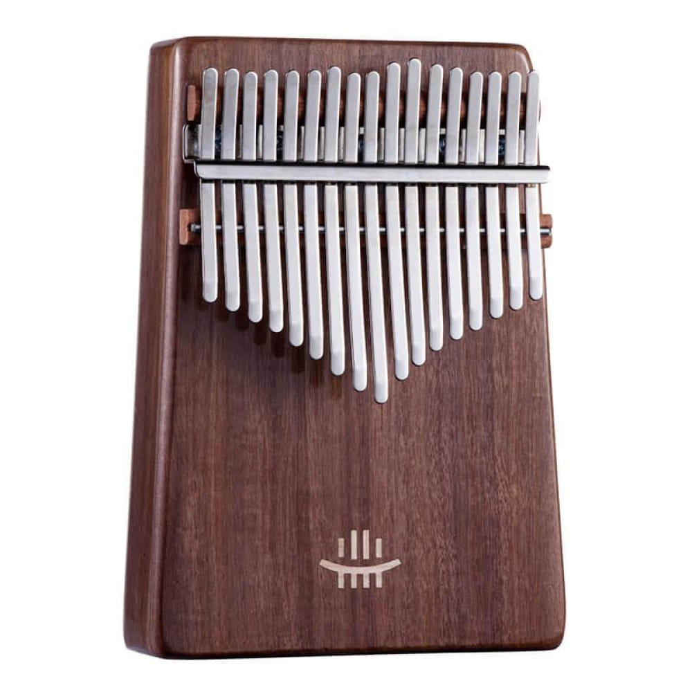 17 Key Hollow C Tone Kalimba with Bottom Hole Walnut Wood - 17 Keys / Walnut / Ore Metal Piano