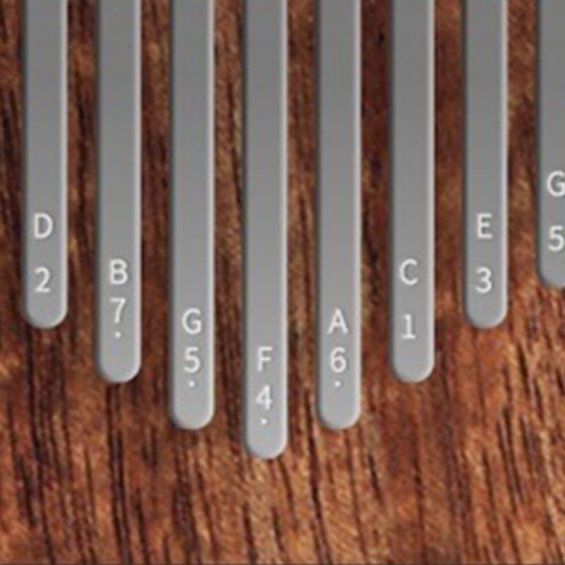 Kalimba mit 17 Tasten aus Ahornholz | Meditationszubehör