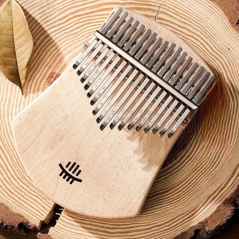 Kalimba mit 17 Tasten aus Ahornholz | Meditationszubehör