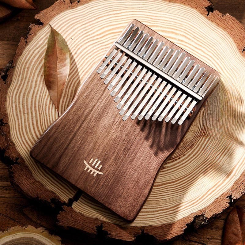 Kalimba mit 17 Tasten aus Ahornholz | Meditationszubehör