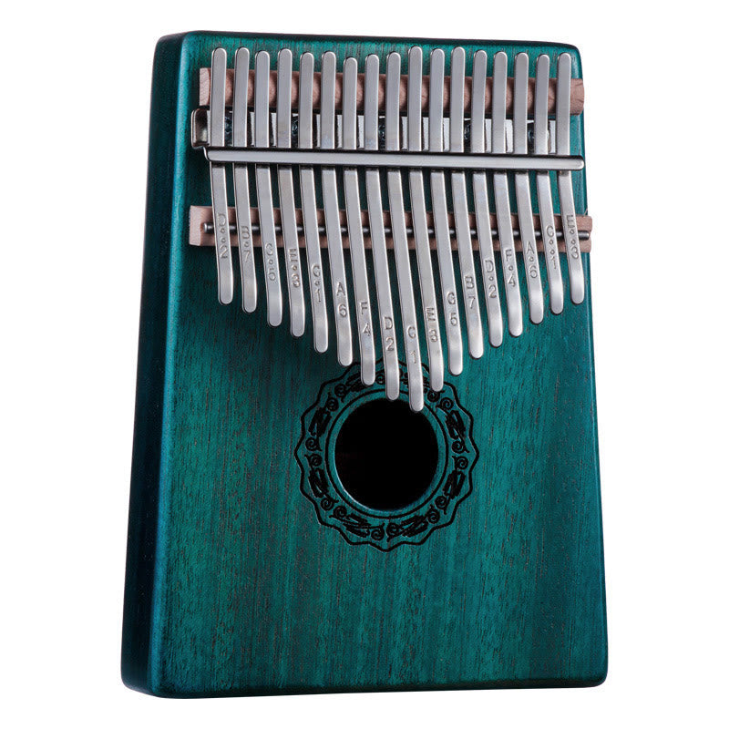 17 Tasten Mahagoni Holz Meditation Kalimba Daumenklavier