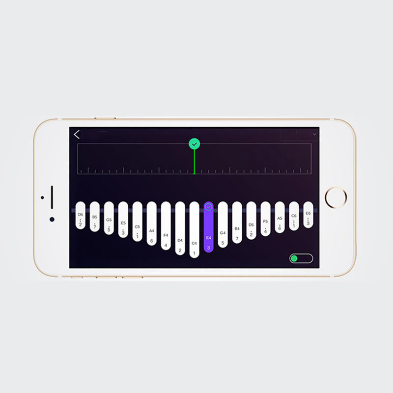 17 Tasten Mahagoni Holz Meditation Kalimba Daumenklavier