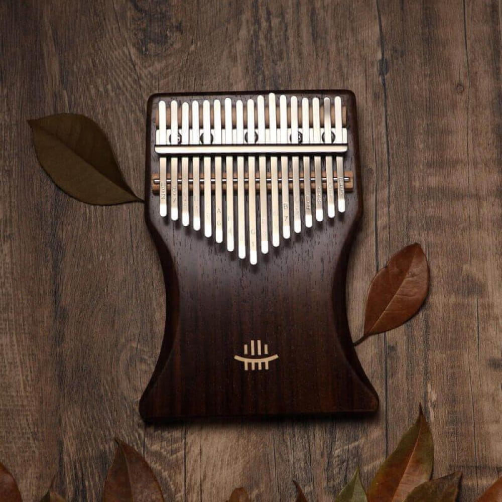 17 Key Rosewood C Tone Kalimba Thumb Piano for Meditation - 17 Keys / Rosewood / Ore Metal Piano