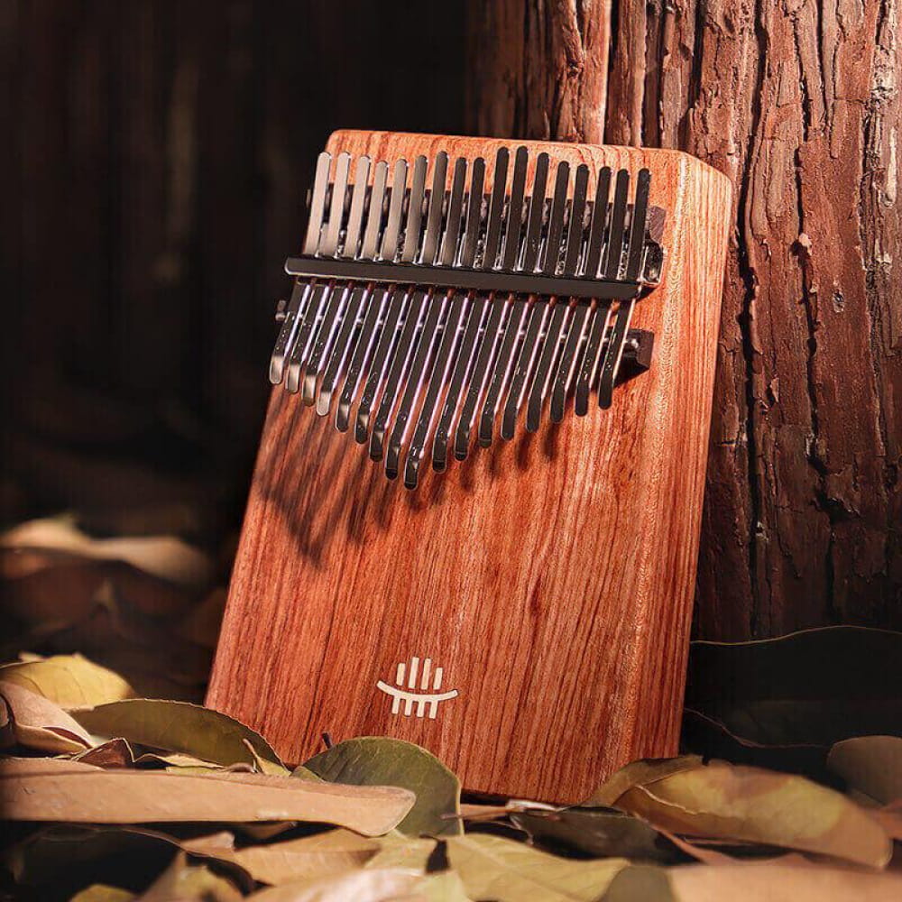 17 Key Zambian Rosewood C Tone Kalimba Thumb Piano - 17 Keys / Zambian RoseWood / Ore Metal Piano