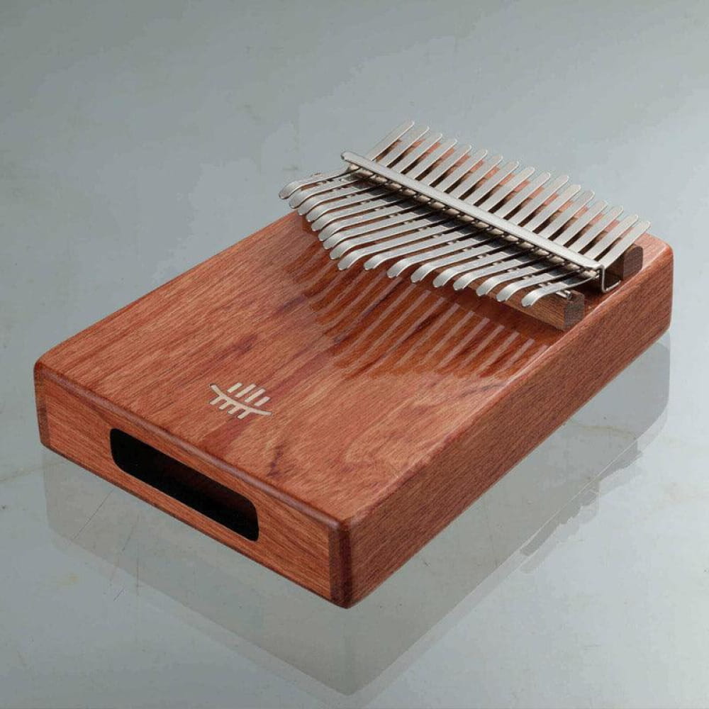 17 Key Zambian Rosewood C Tone Kalimba Thumb Piano - 17 Keys / Zambian RoseWood / Ore Metal Piano