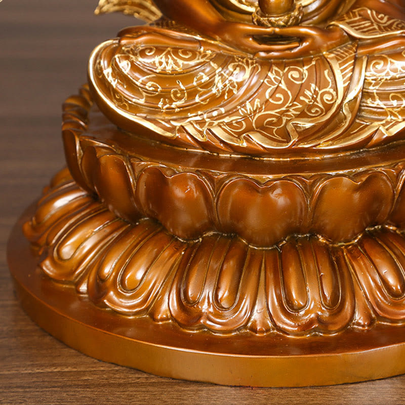 24" Copper Buddha Statue | Sakyamuni Amitabha Serenity