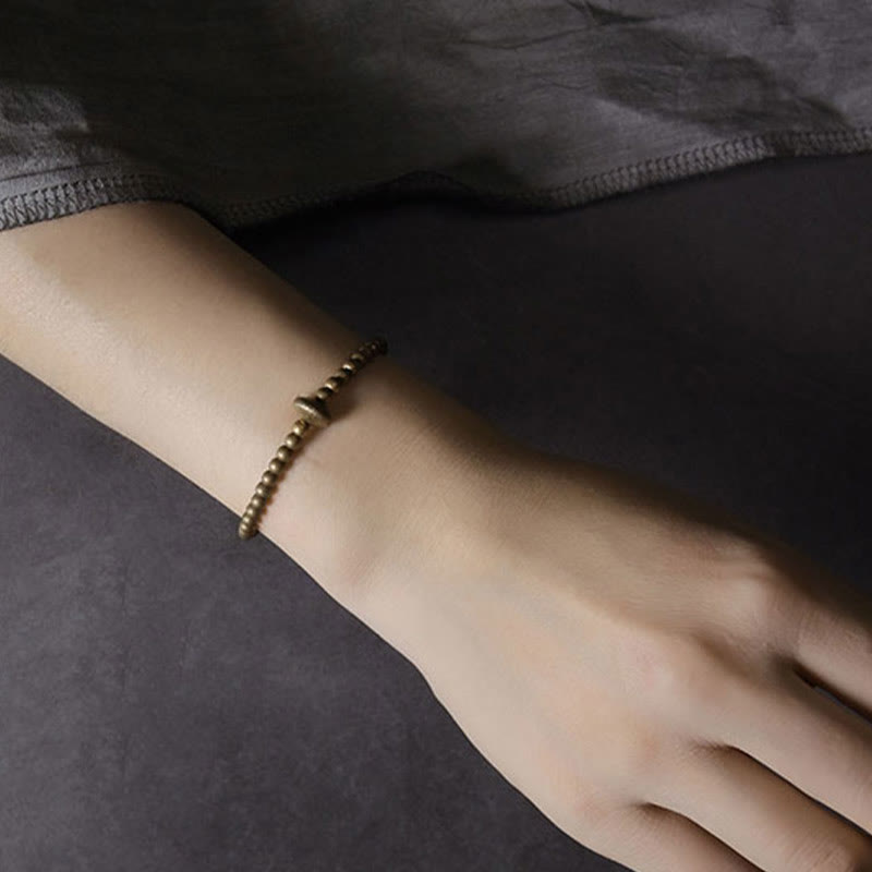 Vintage Copper Spiritual Bracelet for Balance & Wealth