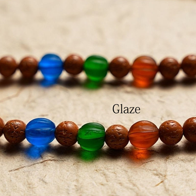 108 Perlen Bodhi Seed Mala Armband Halskette für Weisheit und Frieden