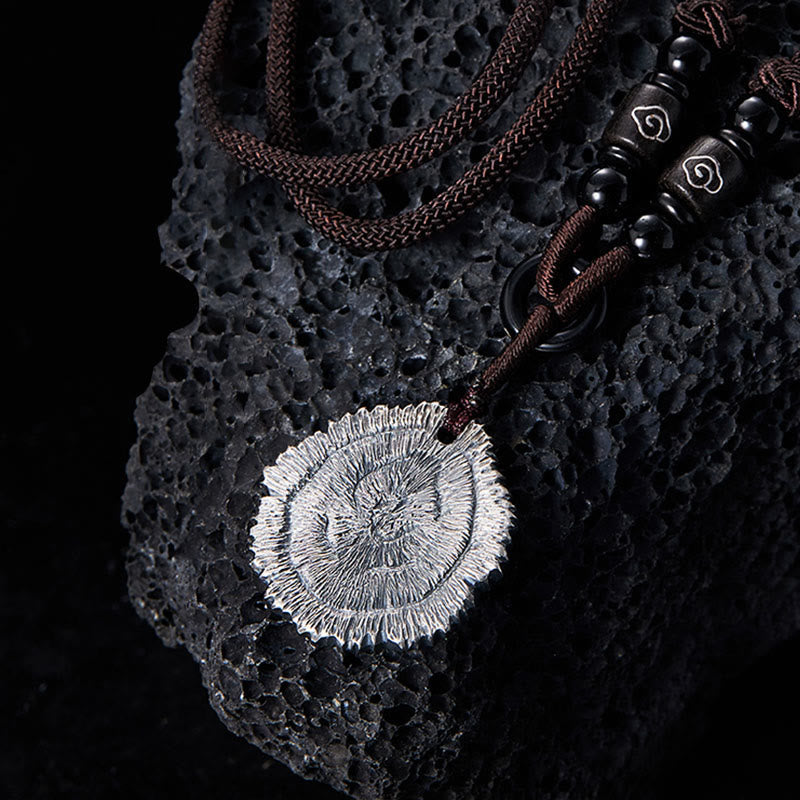 999 Sterling Silver Sophora Flavescens Spiritual Necklace for Protection