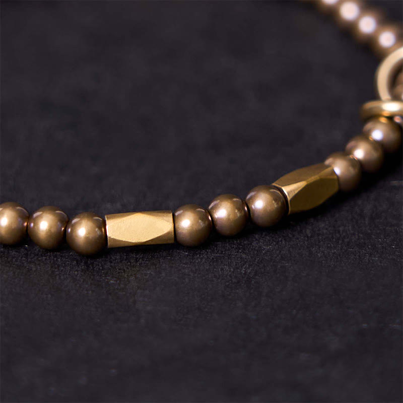 Copper Brass Couple Bracelet for Wealth & Self Care