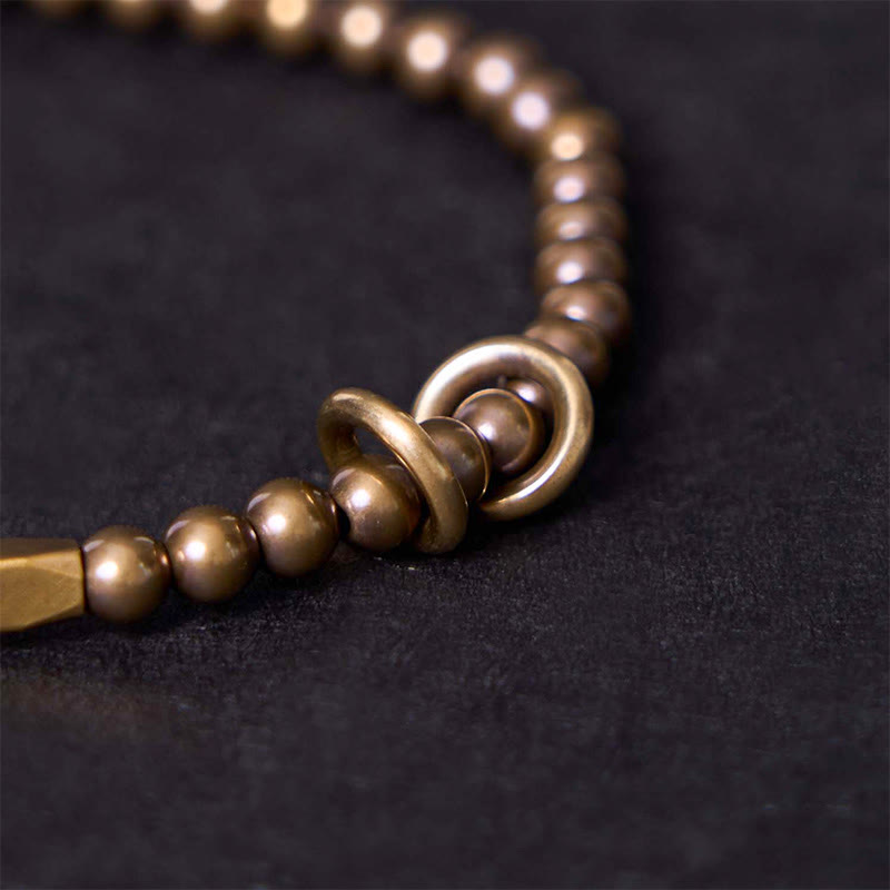 Copper Brass Couple Bracelet for Wealth & Self Care