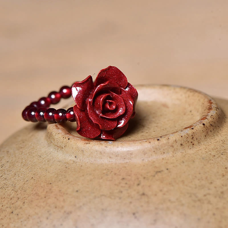 Cinnabar Garnet Concentration Ring for Focus & Clarity