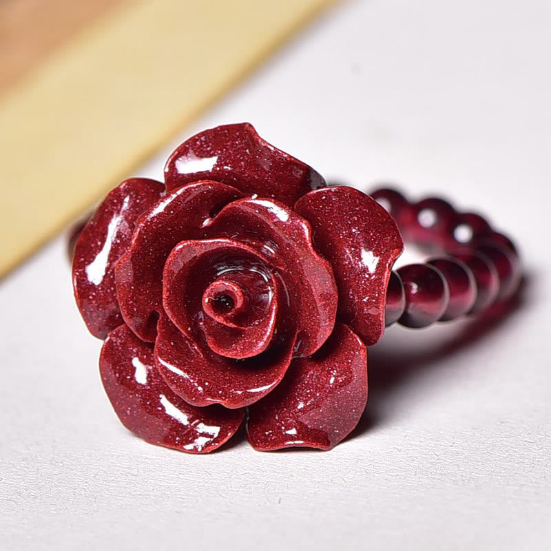 Cinnabar Garnet Concentration Ring for Focus & Clarity