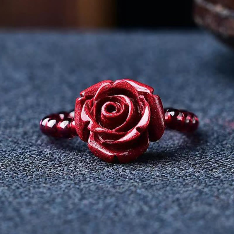 Cinnabar Garnet Concentration Ring for Focus & Clarity