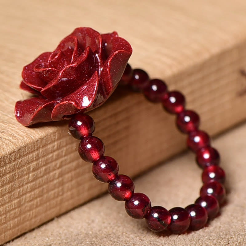 Cinnabar Garnet Concentration Ring for Focus & Clarity