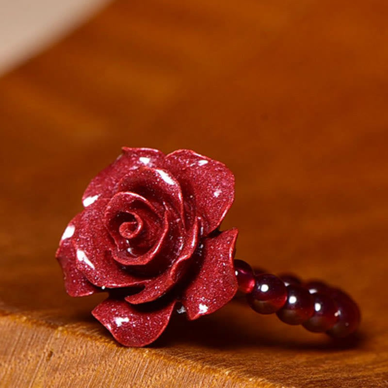 Cinnabar Garnet Concentration Ring for Focus & Clarity