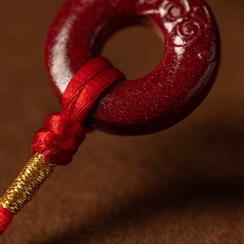 Adjustable Cinnabar Red String Belly Chain for Peace & Blessings