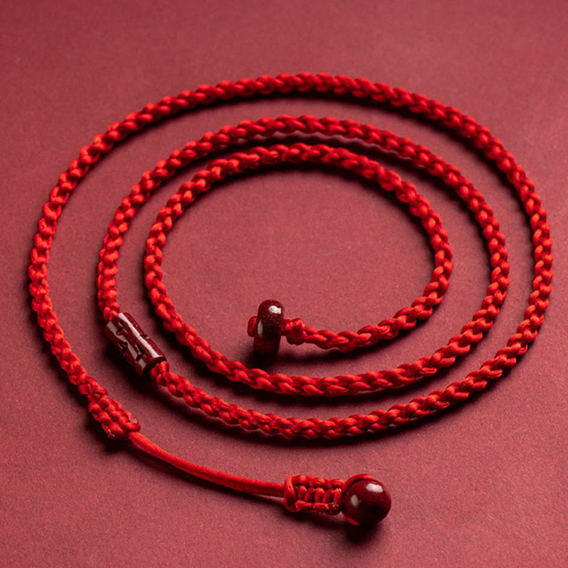 Cinnabar Blessing Red String Belly Chain for Calm & Protection
