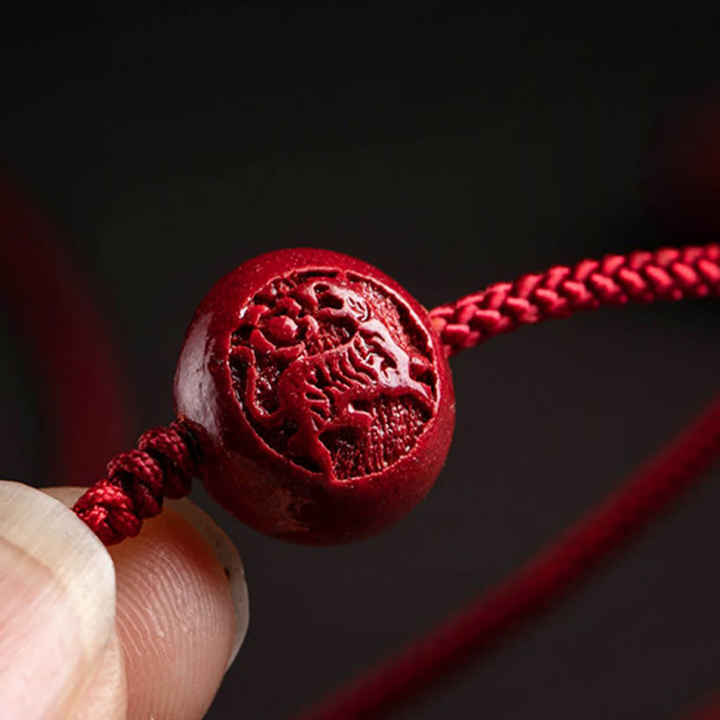 Cinnabar Gourd Red String Belly Chain for Calm & Blessing