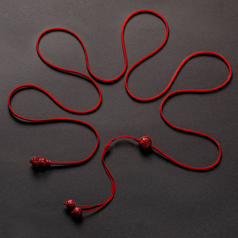 Cinnabar Gourd Red String Belly Chain for Calm & Blessing