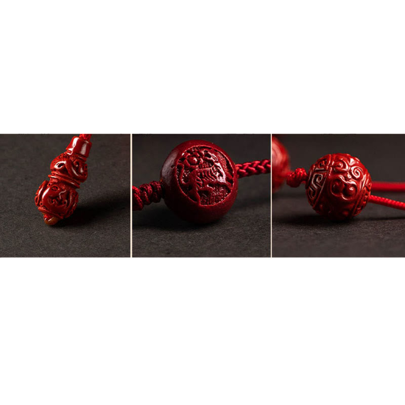 Cinnabar Gourd Red String Belly Chain for Calm & Blessing