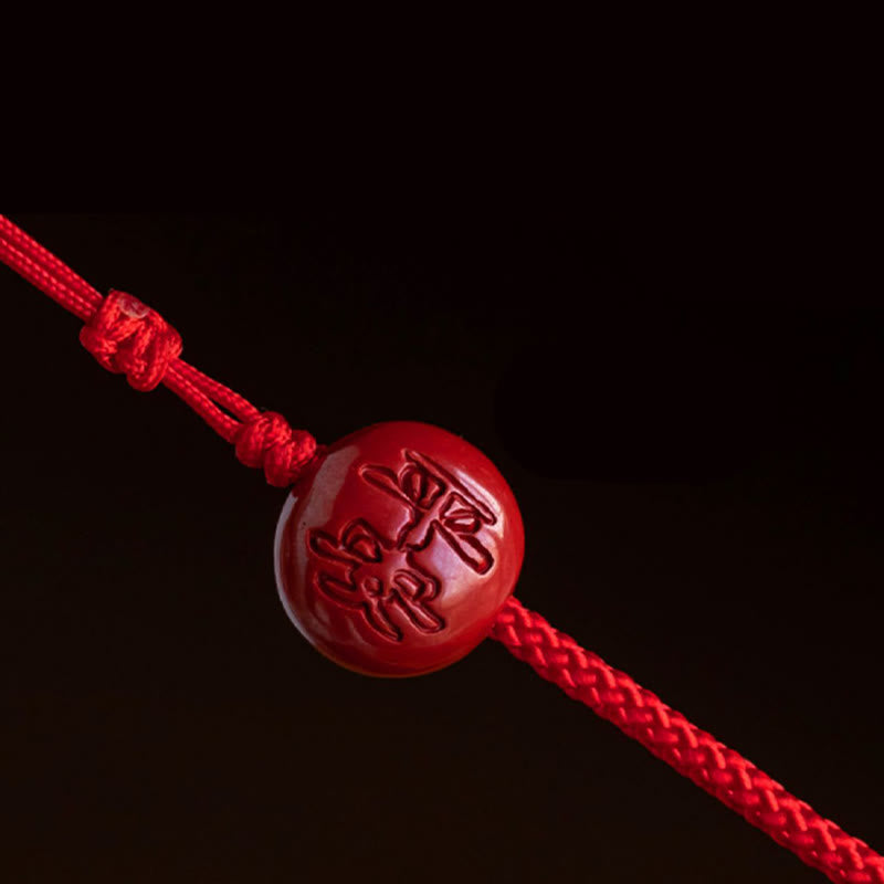 Cinnabar Gourd Red String Belly Chain for Calm & Blessing