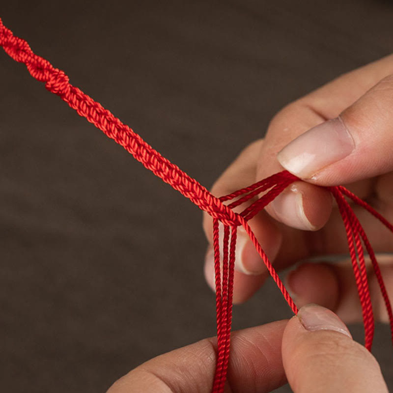 Cinnabar PiXiu Red String Belly Chain for Calm Blessing