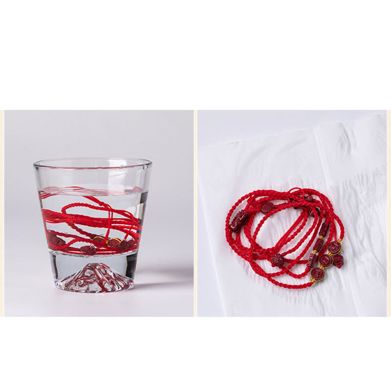 Cinnabar PiXiu Red String Belly Chain for Calm Blessing