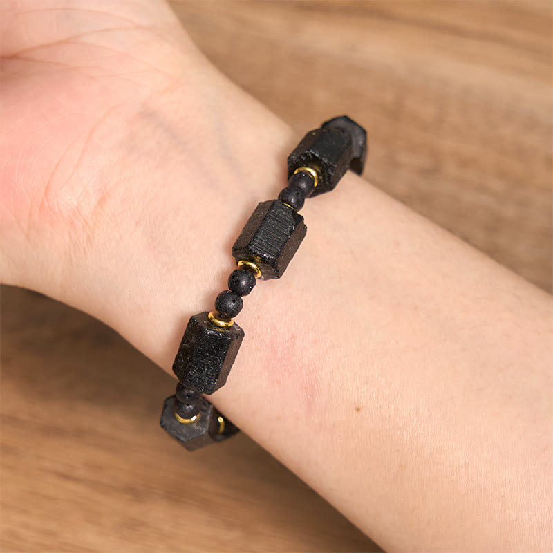 Black Tourmaline Protection Bracelet for Emotional Healing