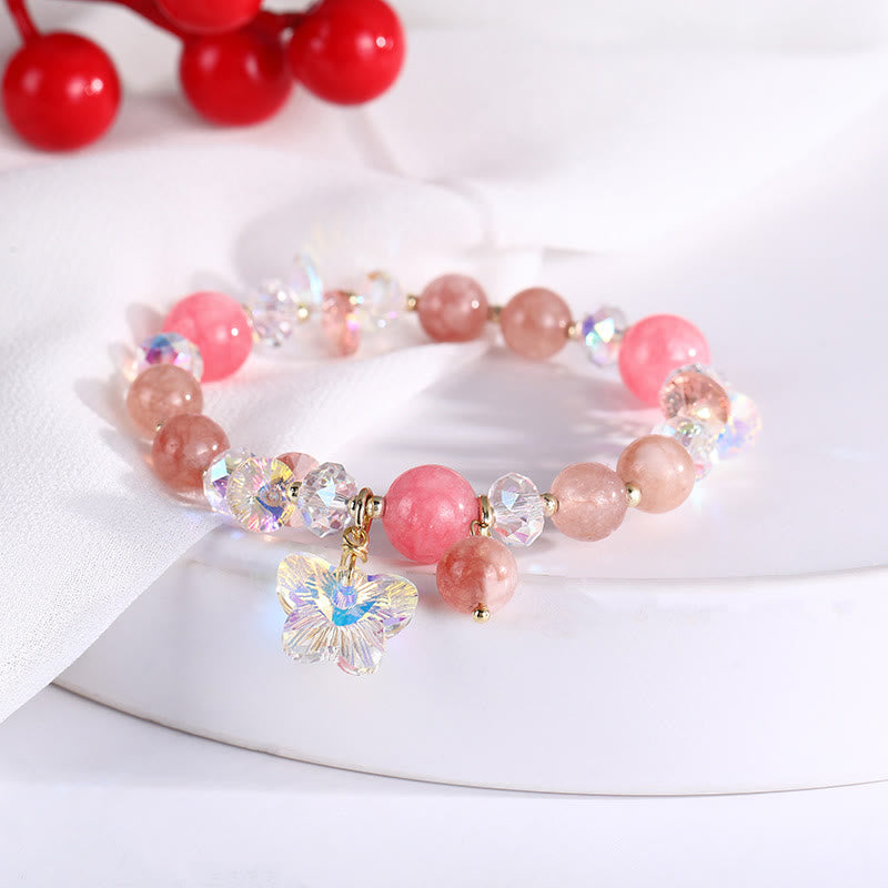 Strawberry Quartz Love Bracelet - Emotional Healing