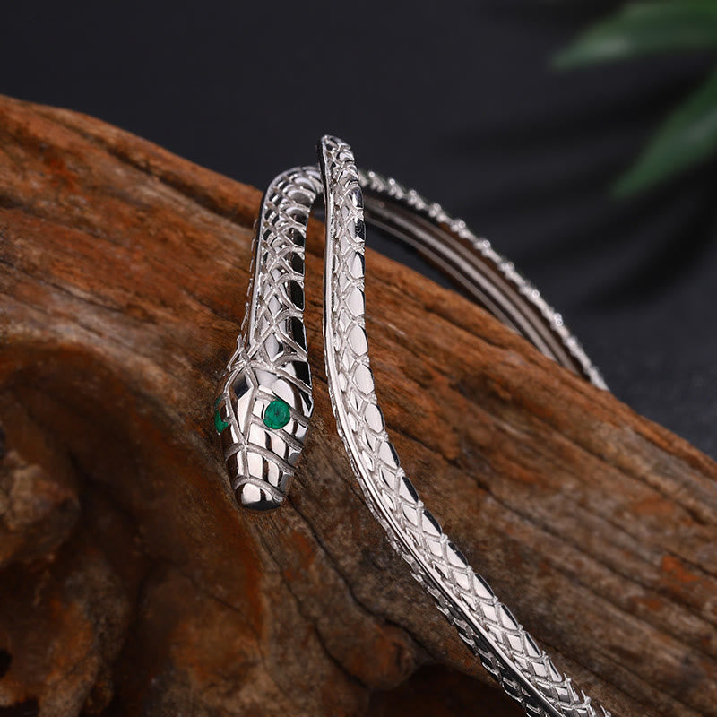 999 Sterling Silver Snake Year Zodiac Bracelet