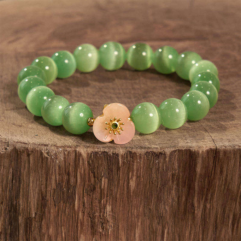 Cat's Eye Chrysoberyl Love Bracelet | Unique Healing Jewelry