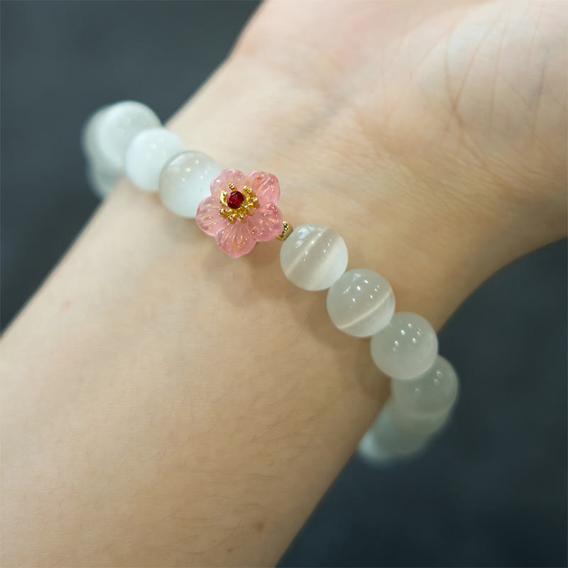 Cat's Eye Chrysoberyl Love Bracelet | Unique Healing Jewelry