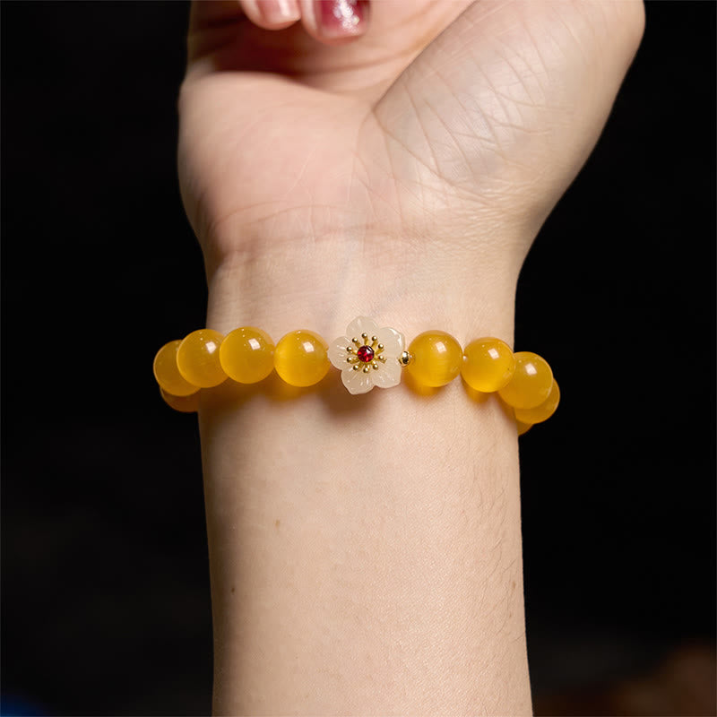Cat's Eye Chrysoberyl Love Bracelet | Unique Healing Jewelry
