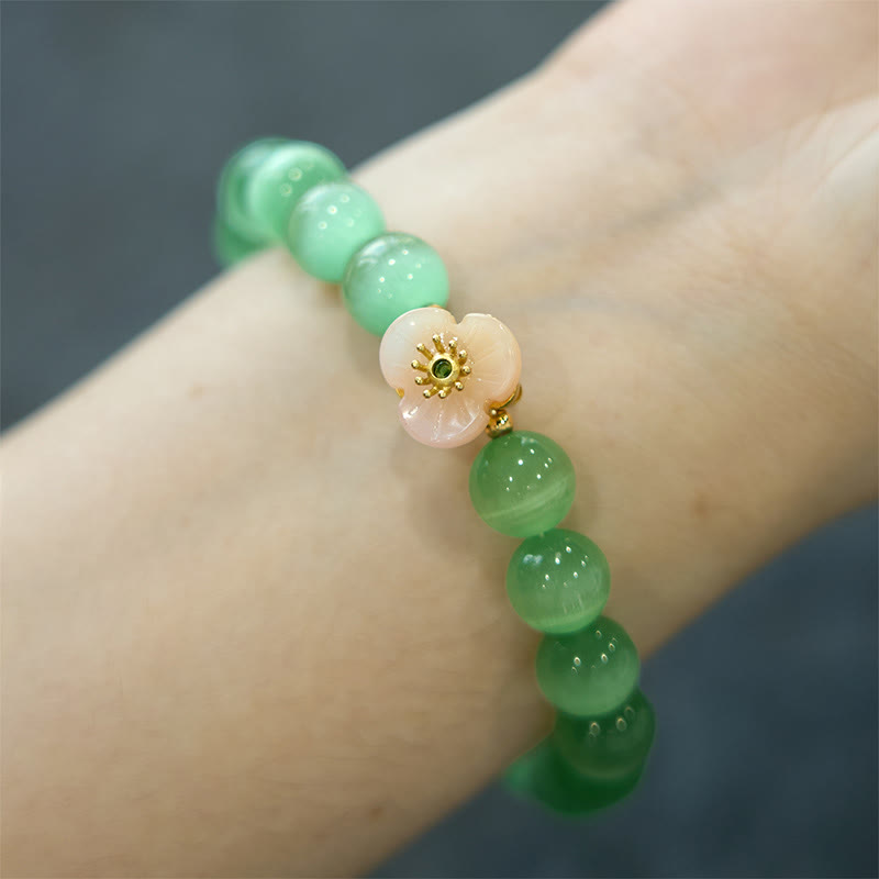 Cat's Eye Chrysoberyl Love Bracelet | Unique Healing Jewelry