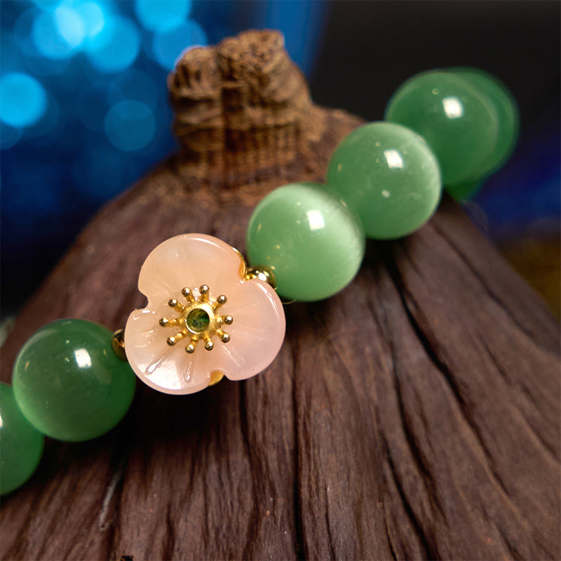 Cat's Eye Chrysoberyl Love Bracelet | Unique Healing Jewelry