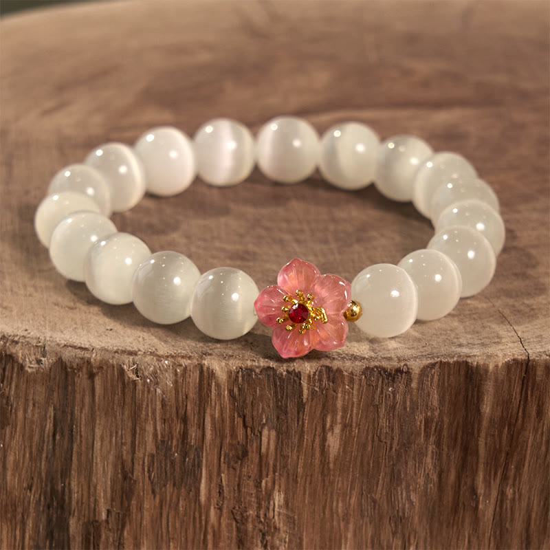 Cat's Eye Chrysoberyl Love Bracelet | Unique Healing Jewelry